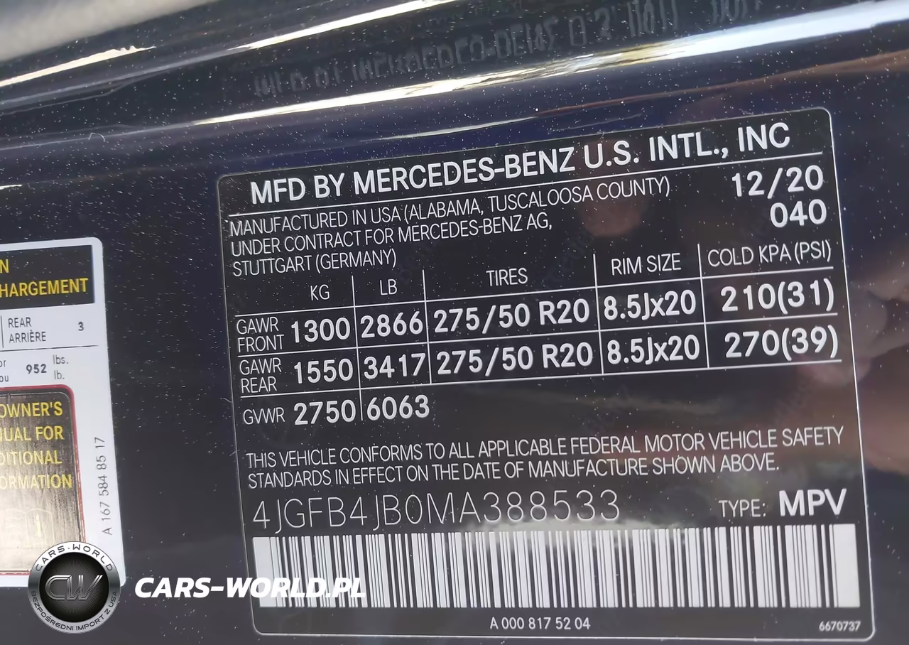 2021 Mercedes-Benz Gle 350 VIN:4JGFB4JB0MA388533 - 9