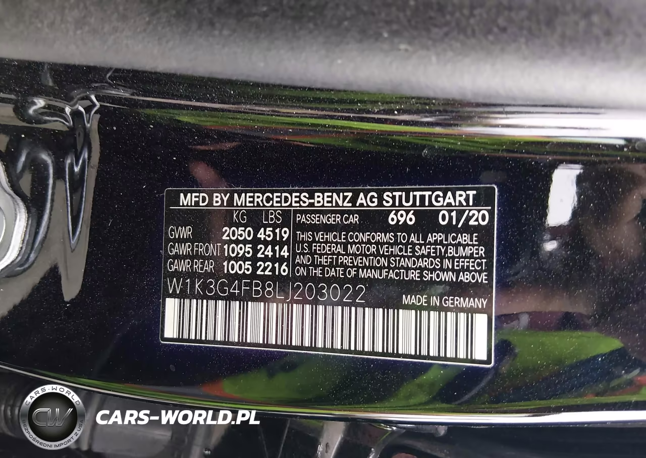 2020 Mercedes-Benz A 220 4Matic VIN:W1K3G4FB8LJ203022 - 9