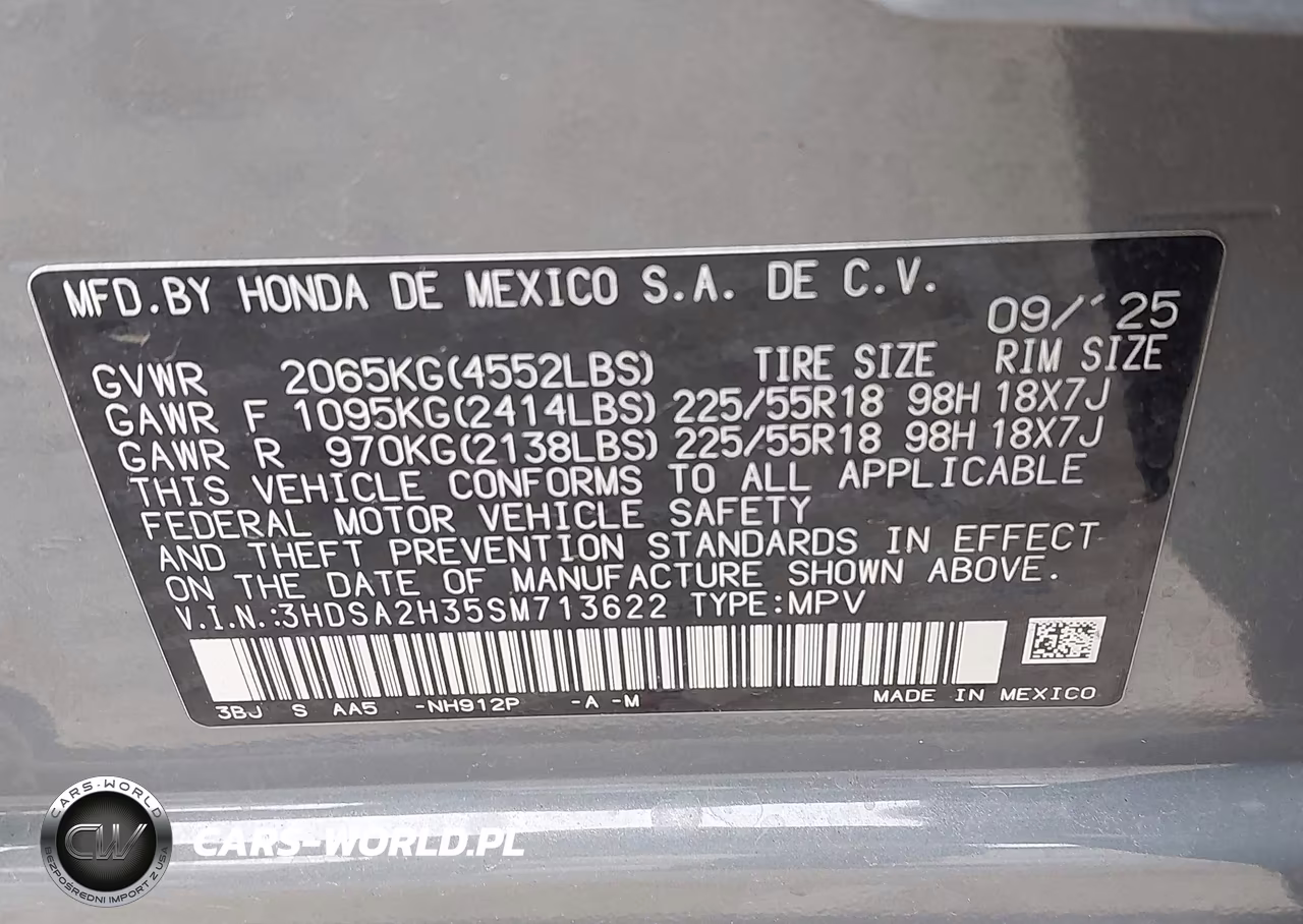 2025 Acura Adx VIN:3HDSA2H35SM713622 - 9