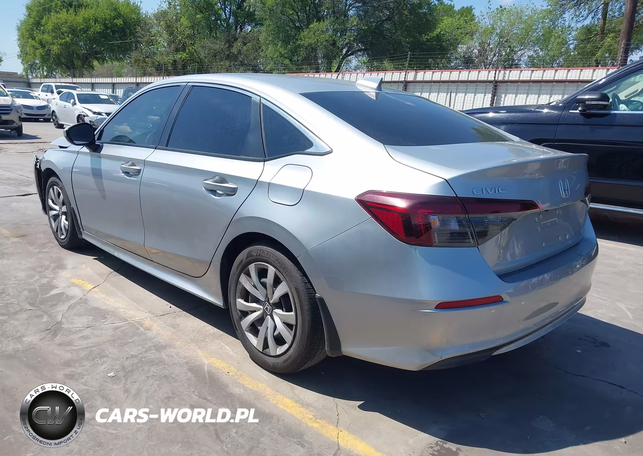 2025 Honda Civic Lx VIN:2HGFE2F22SH532303 - 3