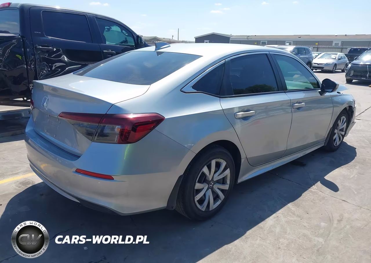 2025 Honda Civic Lx VIN:2HGFE2F22SH532303 - 4