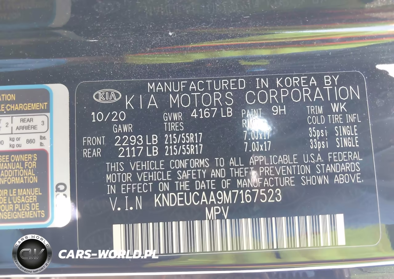 2021 Kia Seltos S VIN:KNDEUCAA9M7167523 - 9