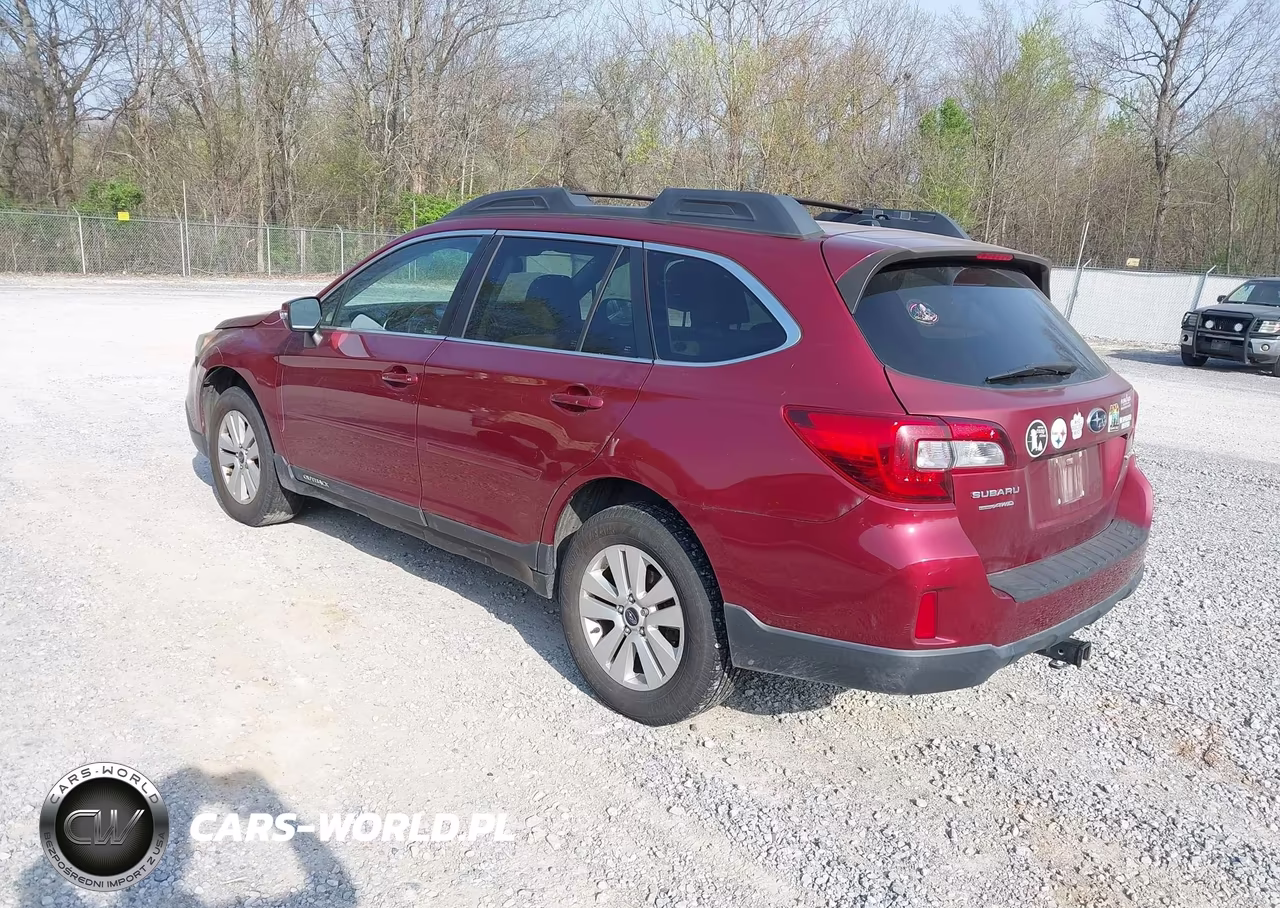 2015 Subaru Outback 2.5I Premium VIN:4S4BSBHC9F3328193 - 3