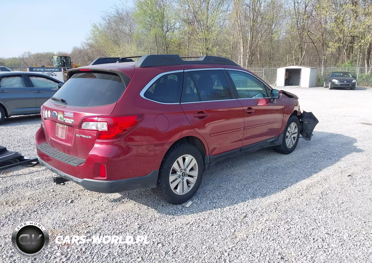 2015 Subaru Outback 2.5I Premium VIN:4S4BSBHC9F3328193 - 4