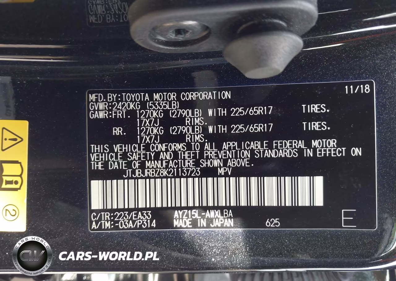 2019 Lexus Nx 300H VIN:JTJBJRBZ8K2113723 - 9