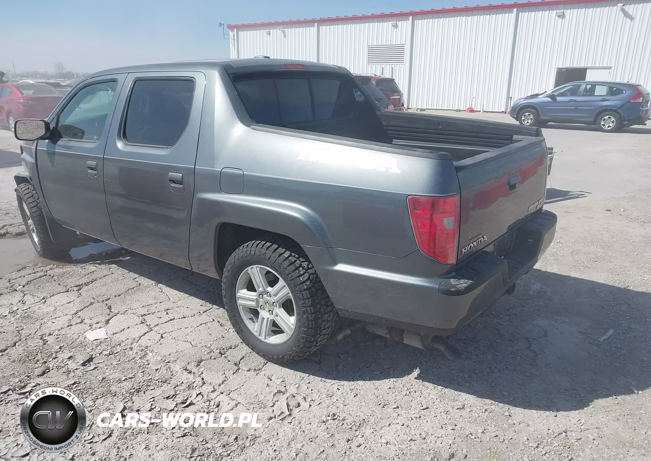 2011 Honda Ridgeline Rtl VIN:5FPYK1F56BB011621 - 3