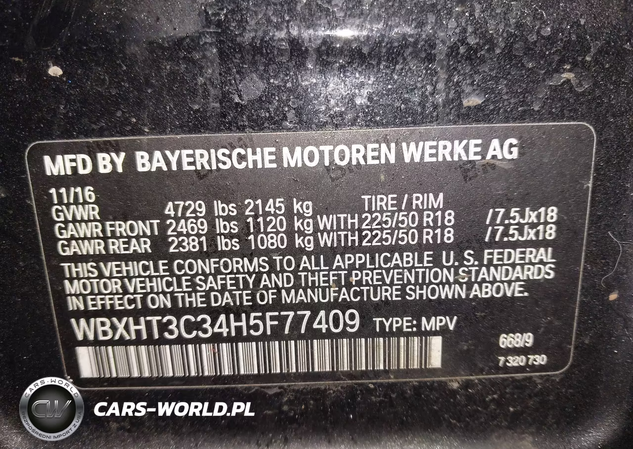 2017 BMW X1 xDrive28I VIN:WBXHT3C34H5F77409 - 9