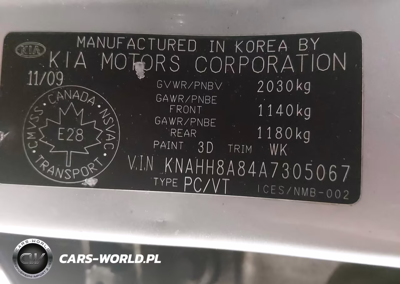 2010 Kia Rondo Ex-Ex-Premium VIN:KNAHH8A84A7305067 - 9