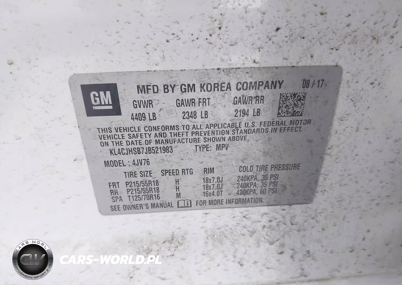 2018 Buick Encore Premium VIN:KL4CJHSB7JB521983 - 9