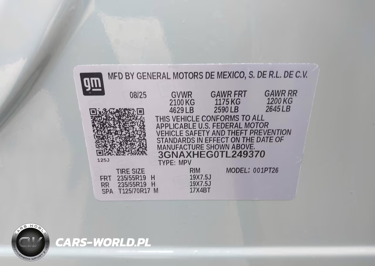 2026 Chevrolet Equinox Fwd Lt VIN:3GNAXHEG0TL249370 - 9