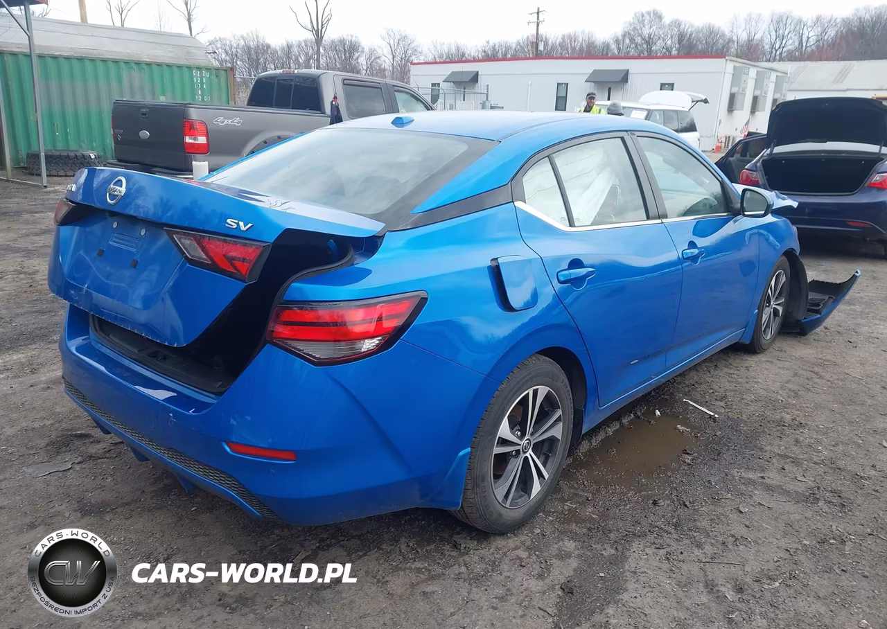 2021 Nissan Sentra Sv Xtronic Cvt VIN:3N1AB8CV7MY227883 - 4