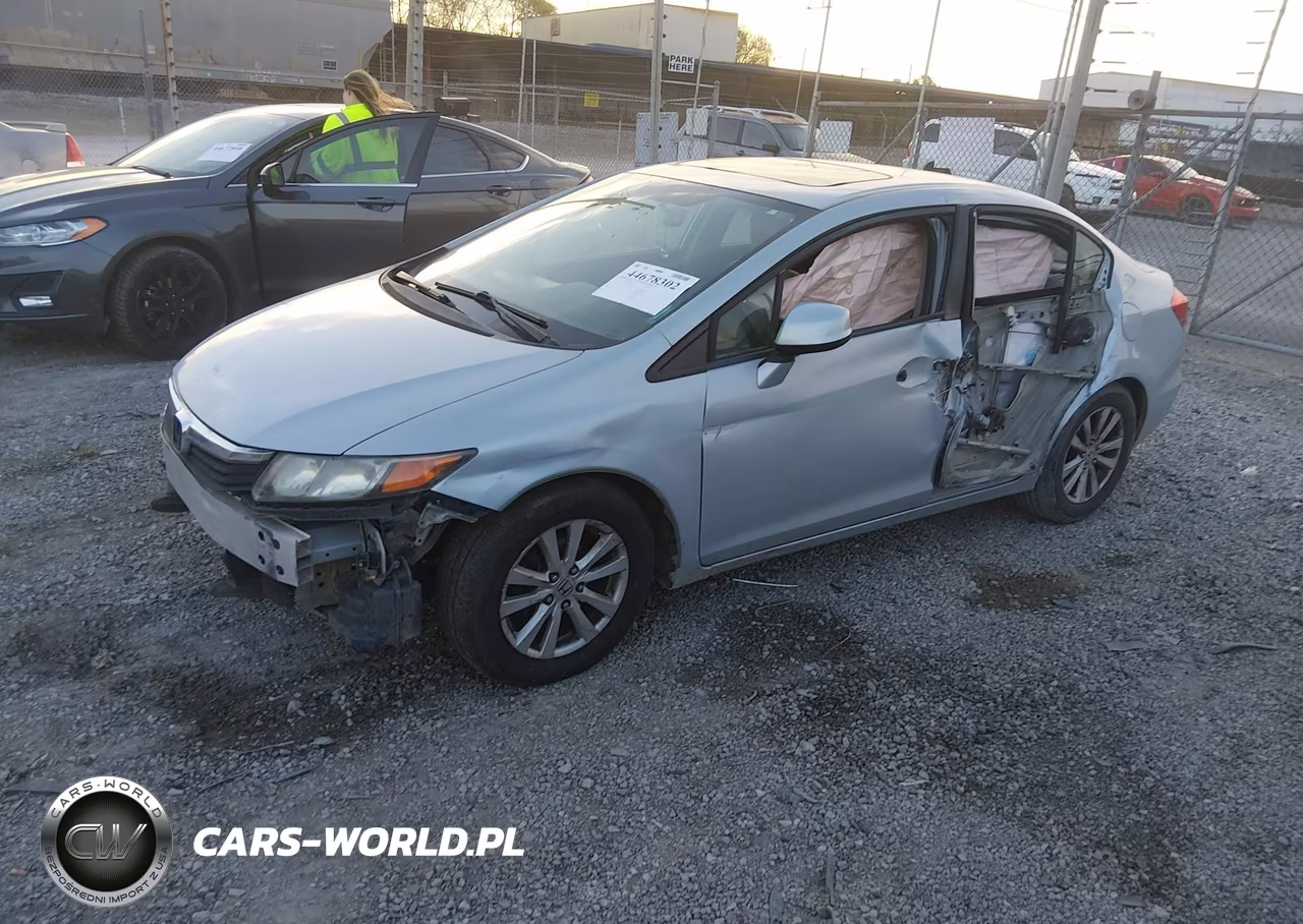 2012 Honda Civic Ex VIN:2HGFB2F80CH593602 - 2