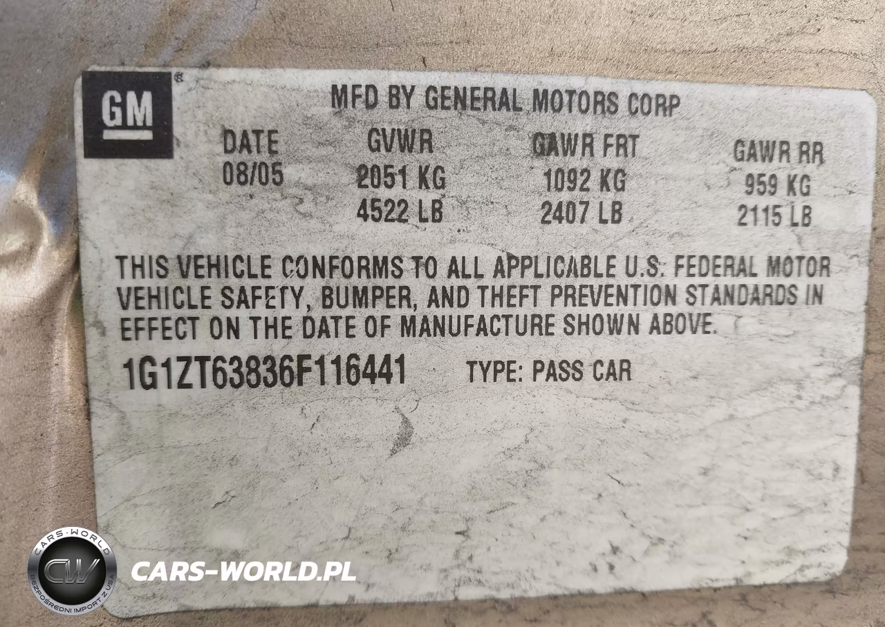 2006 Chevrolet Malibu Maxx Lt VIN:1G1ZT63836F116441 - 9