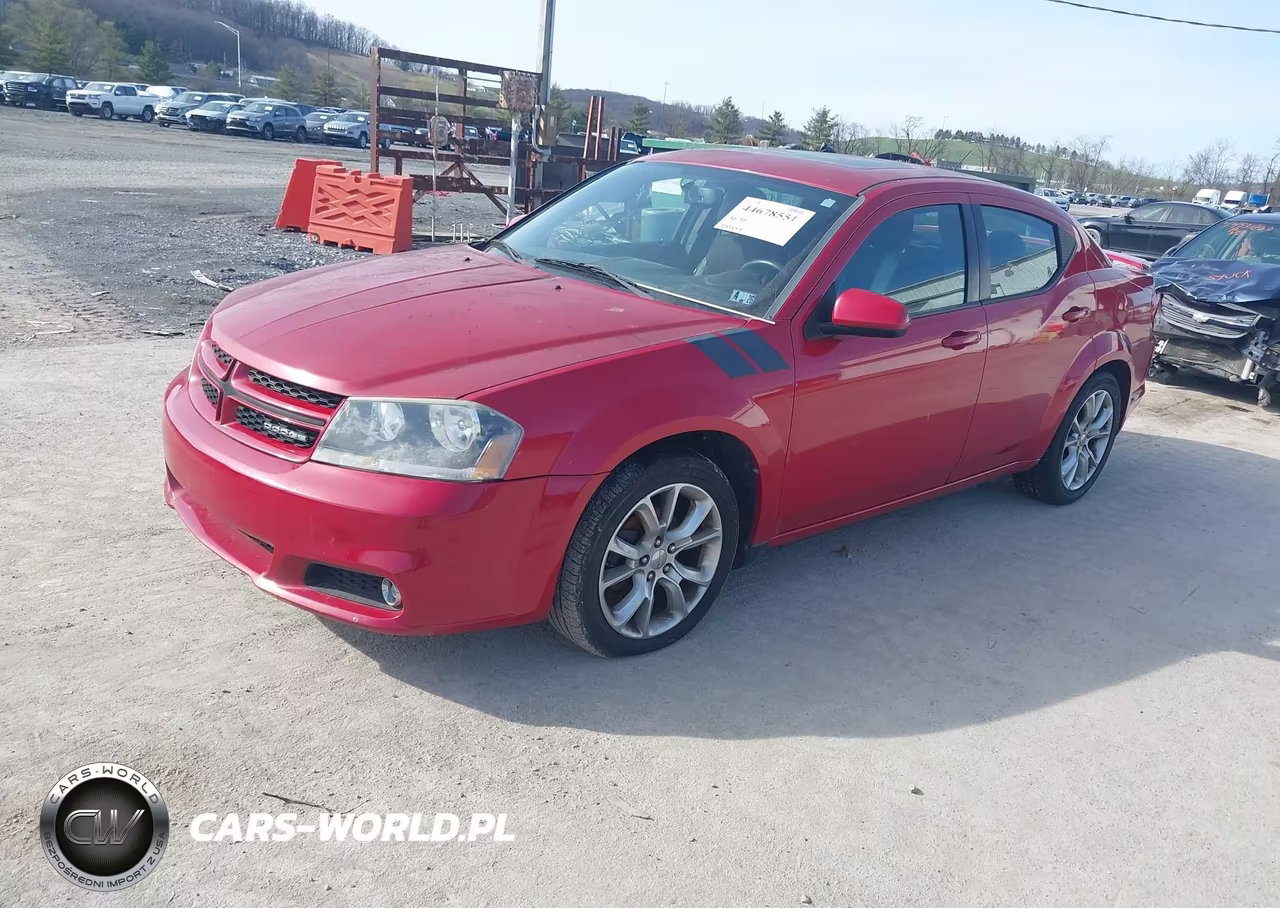2012 Dodge Avenger R-T VIN:1C3CDZBG9CN189940 - 2