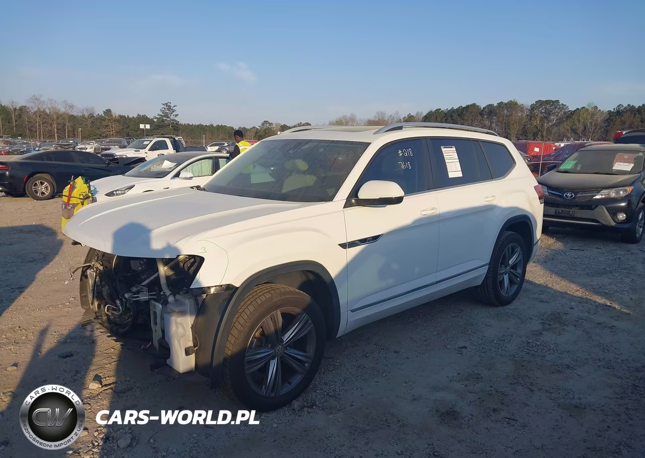 2019 Volkswagen Atlas 3.6L V6 Se W-Technology R-Line VIN:1V2YR2CA4KC587618 - 2