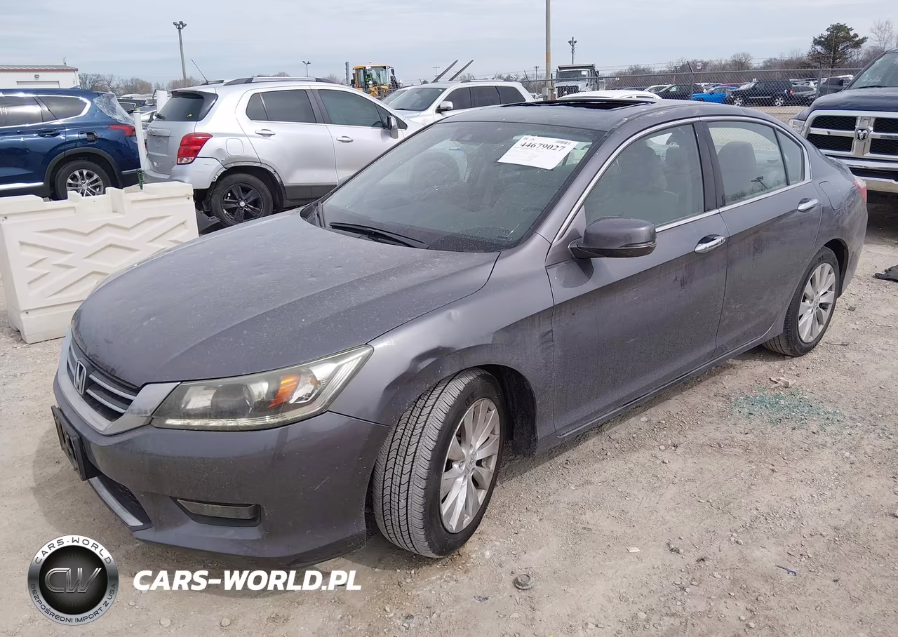 2014 Honda Accord Ex-L V-6 VIN:1HGCR3F86EA034738 - 2