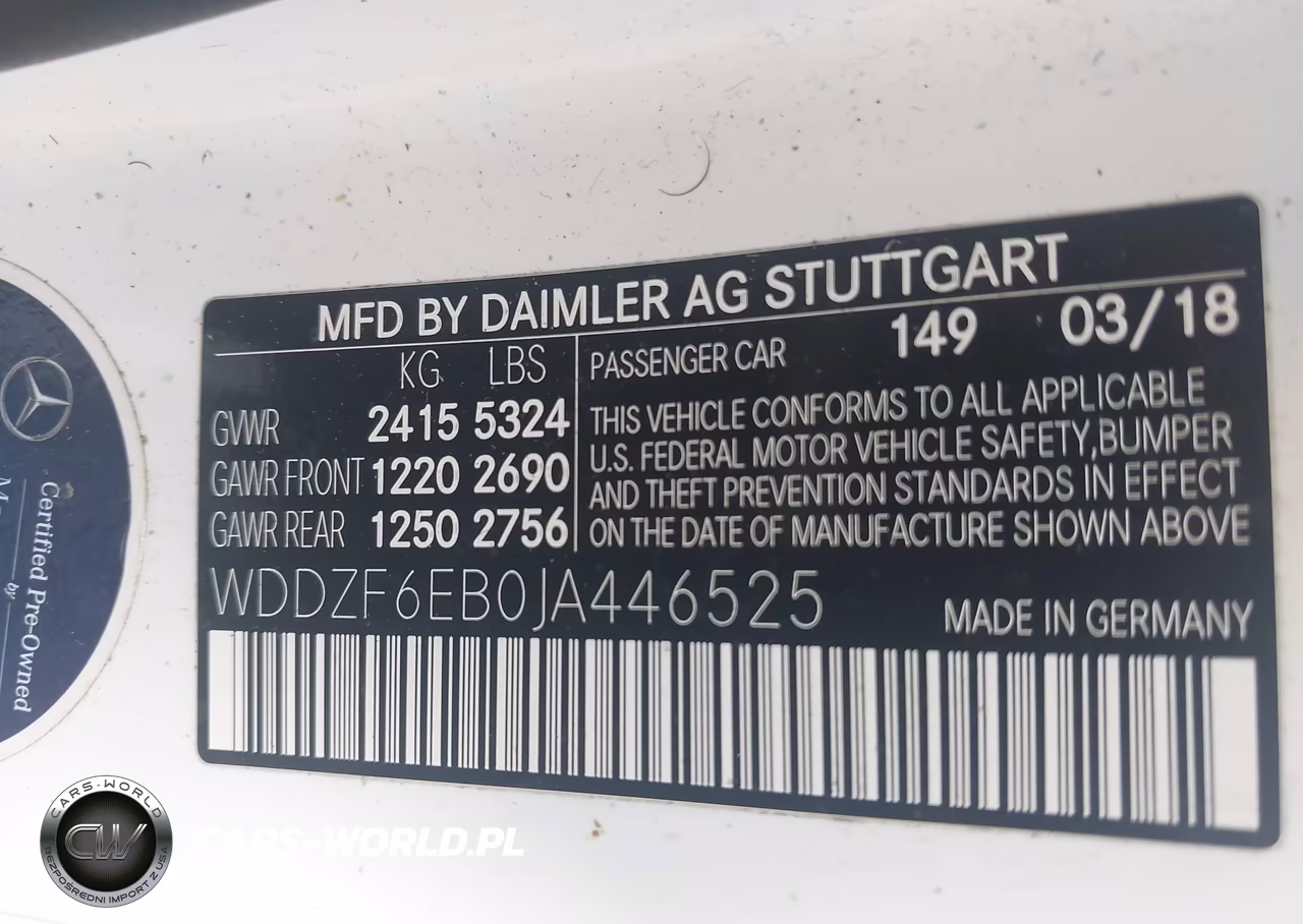 2018 Mercedes-Benz Amg E 43 4Matic VIN:WDDZF6EB0JA446525 - 9