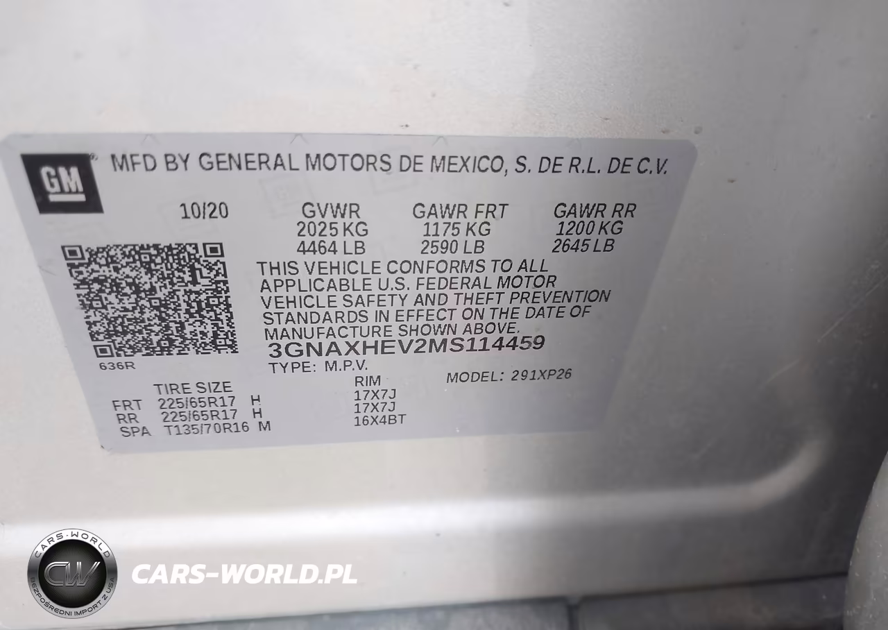 2021 Chevrolet Equinox Fwd Ls VIN:3GNAXHEV2MS114459 - 9