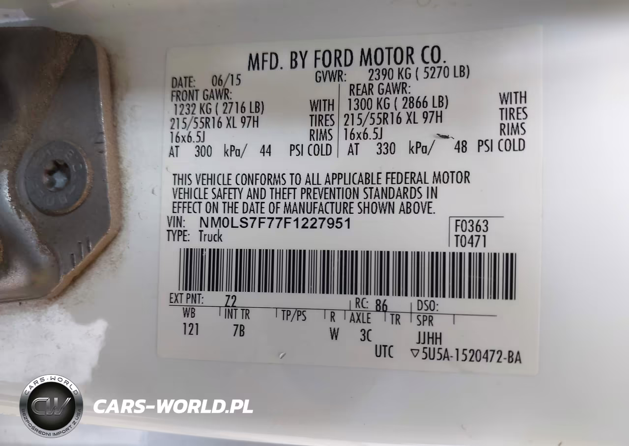 2015 Ford Transit Connect Xlt VIN:NM0LS7F77F1227951 - 9