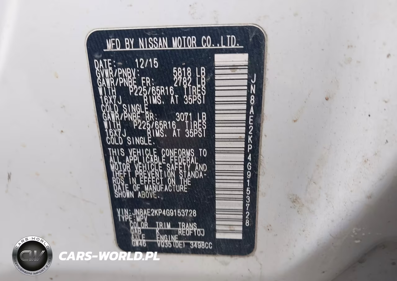 2016 Nissan Quest Platinum-S-Sl-Sv VIN:JN8AE2KP4G9153728 - 9