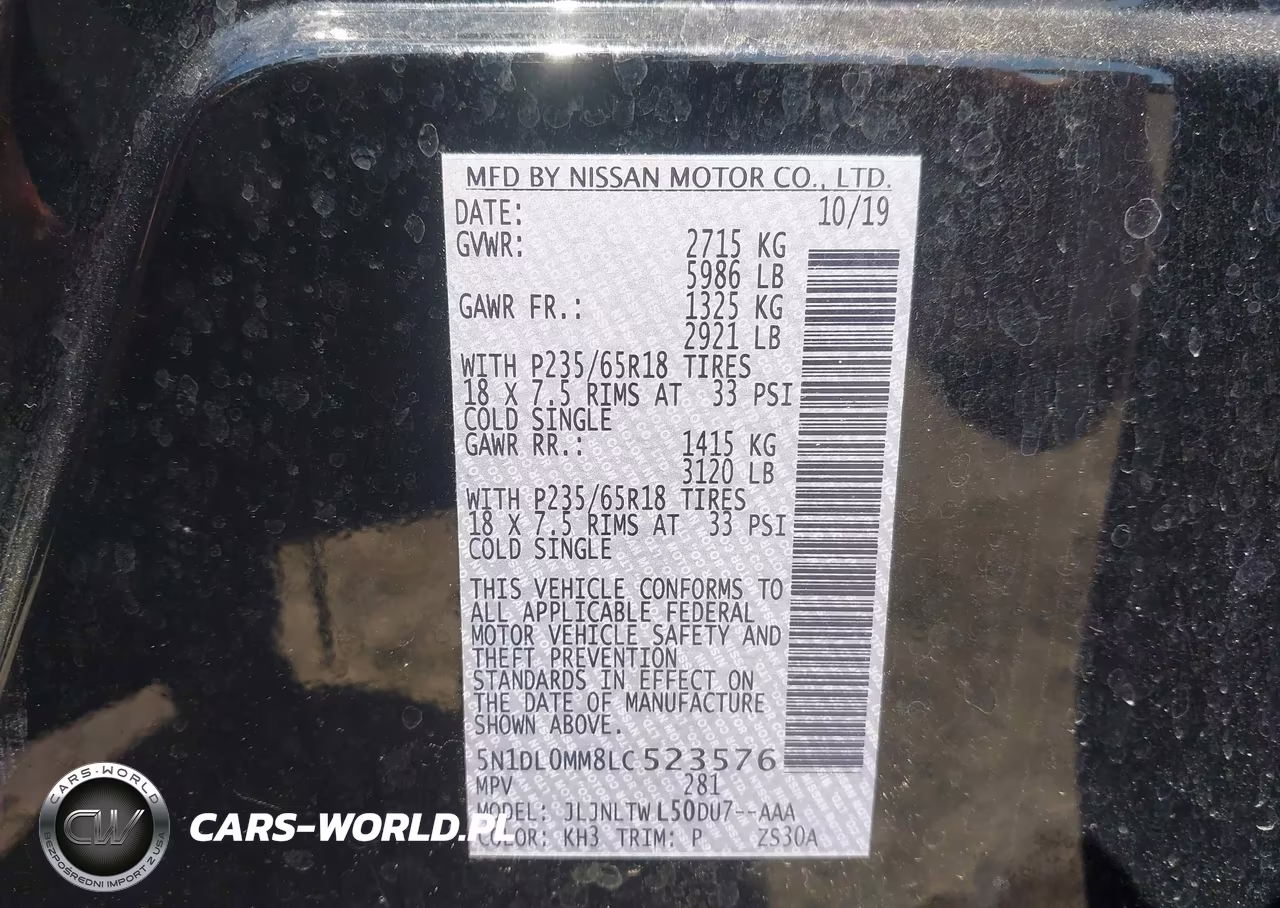 2020 Infiniti Qx60 Luxe Awd VIN:5N1DL0MM8LC523576 - 9