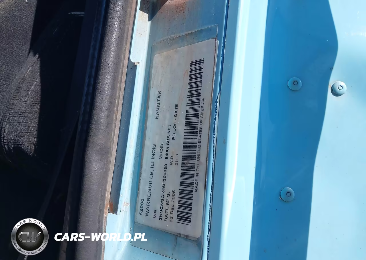 2006 International 9400 9400I VIN:2HSCNSCR46C300699 - 8