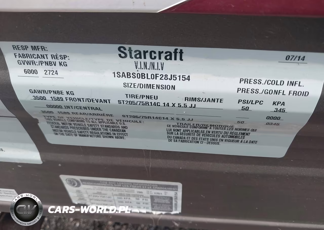2015 Starcraft Ar One Maxx VIN:1SABS0BL0F28J5154 - 9