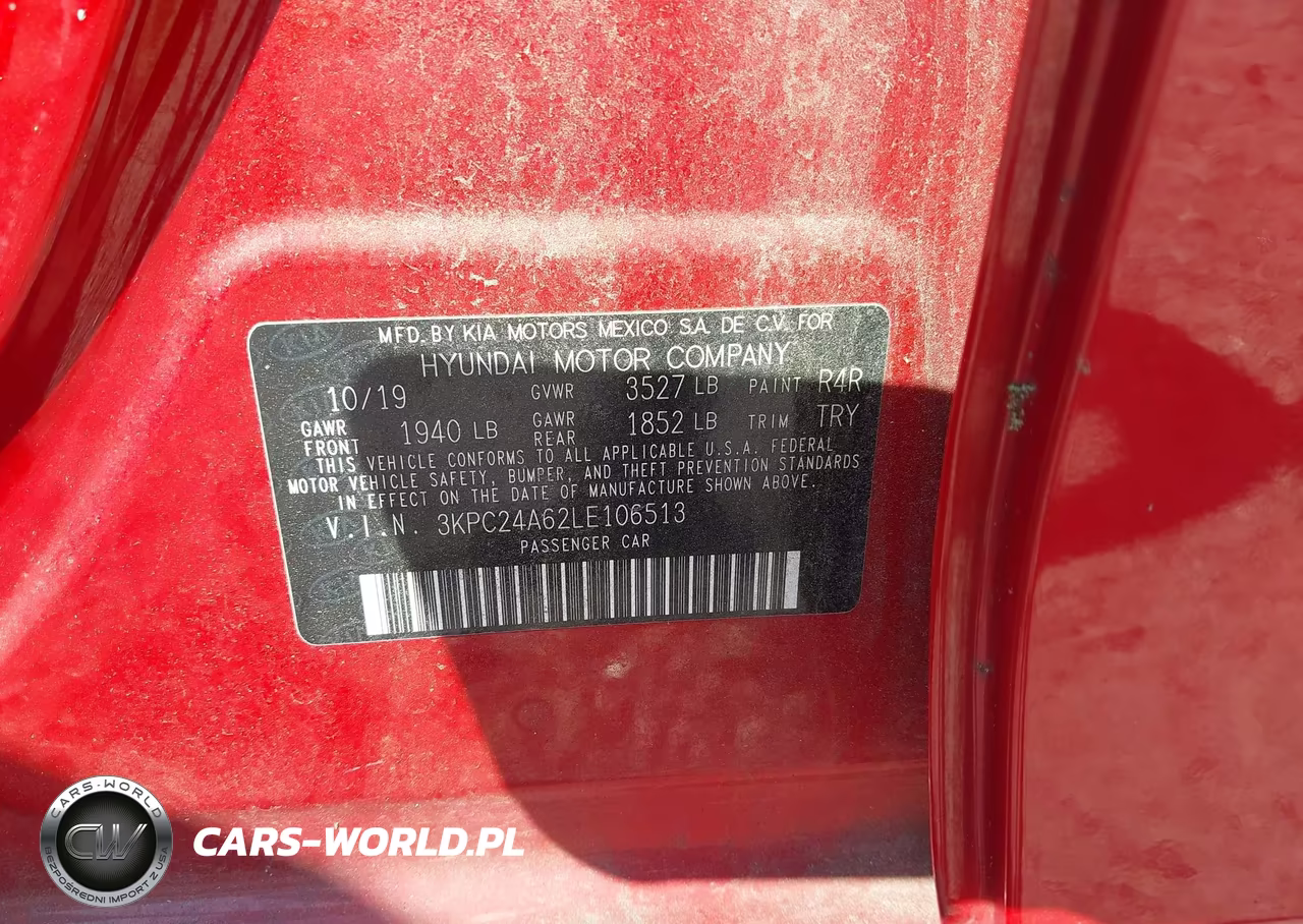 2020 Hyundai Accent Se VIN:3KPC24A62LE106513 - 9