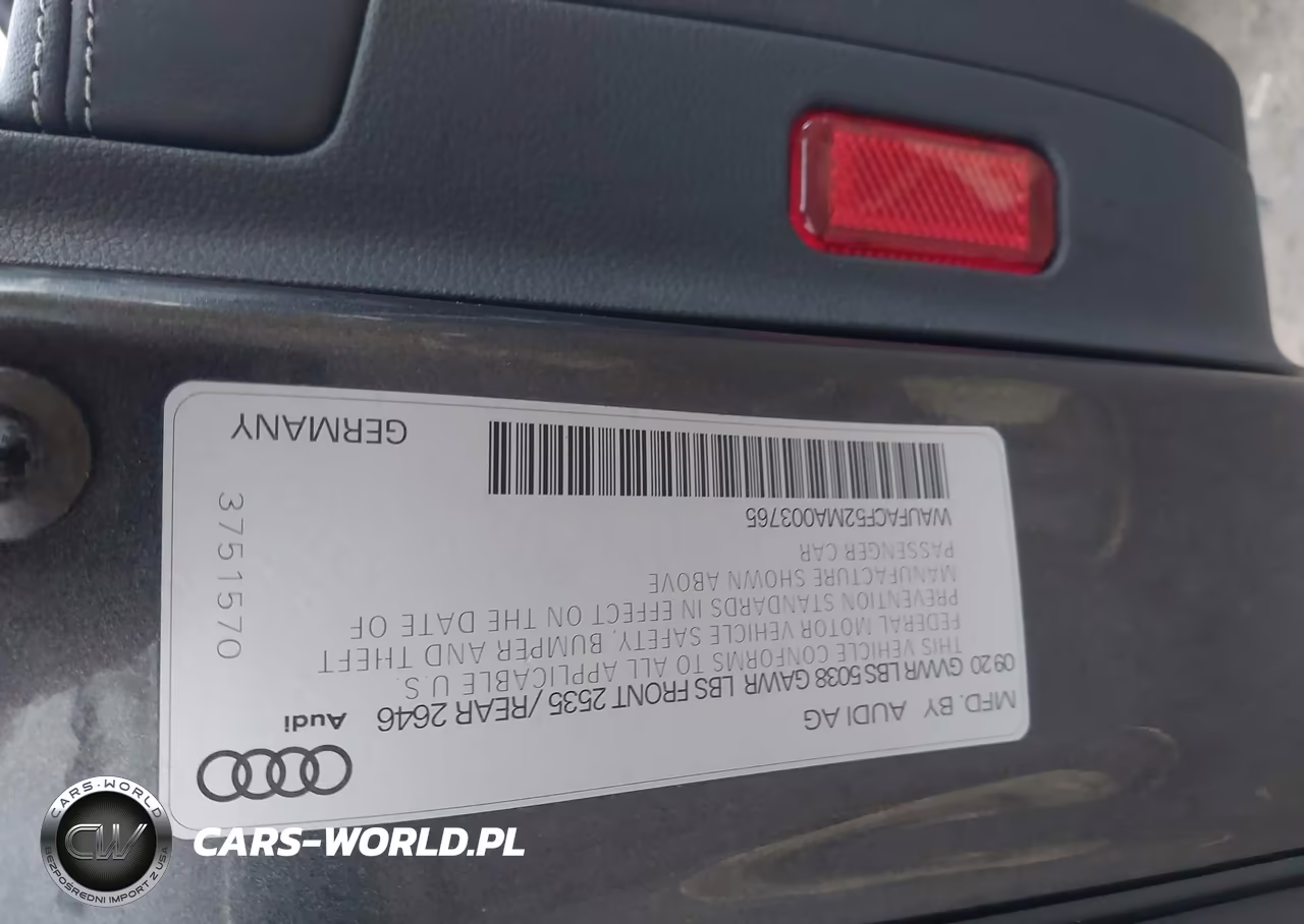 2021 Audi A5 Sportback Premium Plus 45 Tfsi Quattro S Tronic VIN:WAUFACF52MA003765 - 9