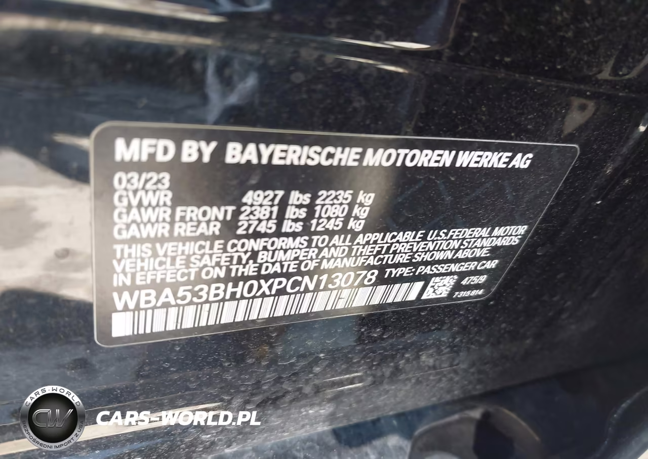 2023 BMW 530 I VIN:WBA53BH0XPCN13078 - 9