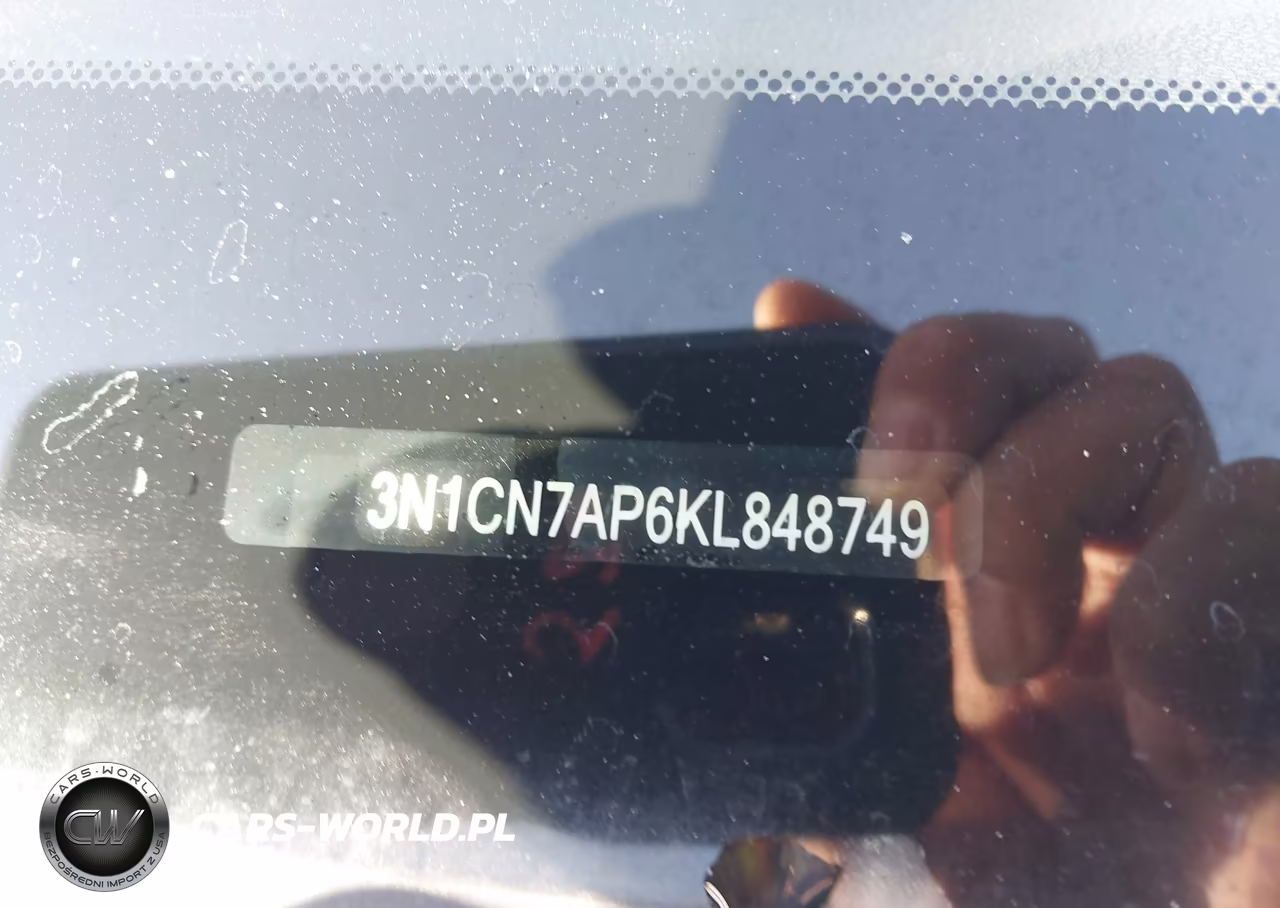 2019 Nissan Versa 1.6 Sv VIN:3N1CN7AP6KL848749 - 17