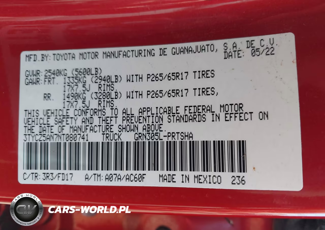 2022 Toyota Tacoma VIN:3TYCZ5AN7NT080741 - 9