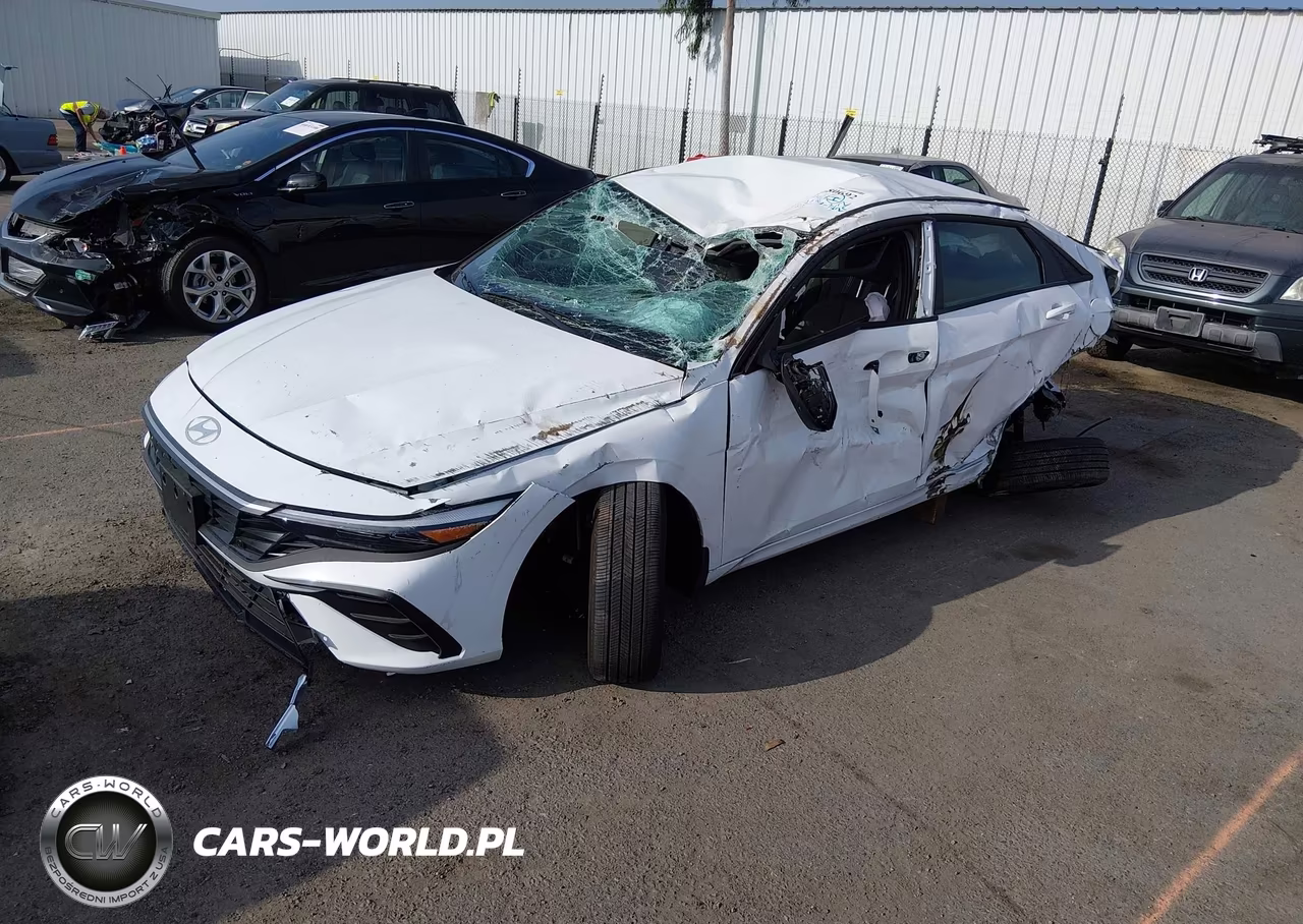 2025 Hyundai Elantra Hybrid Blue VIN:KMHLM4DJ0SU150435 - 2