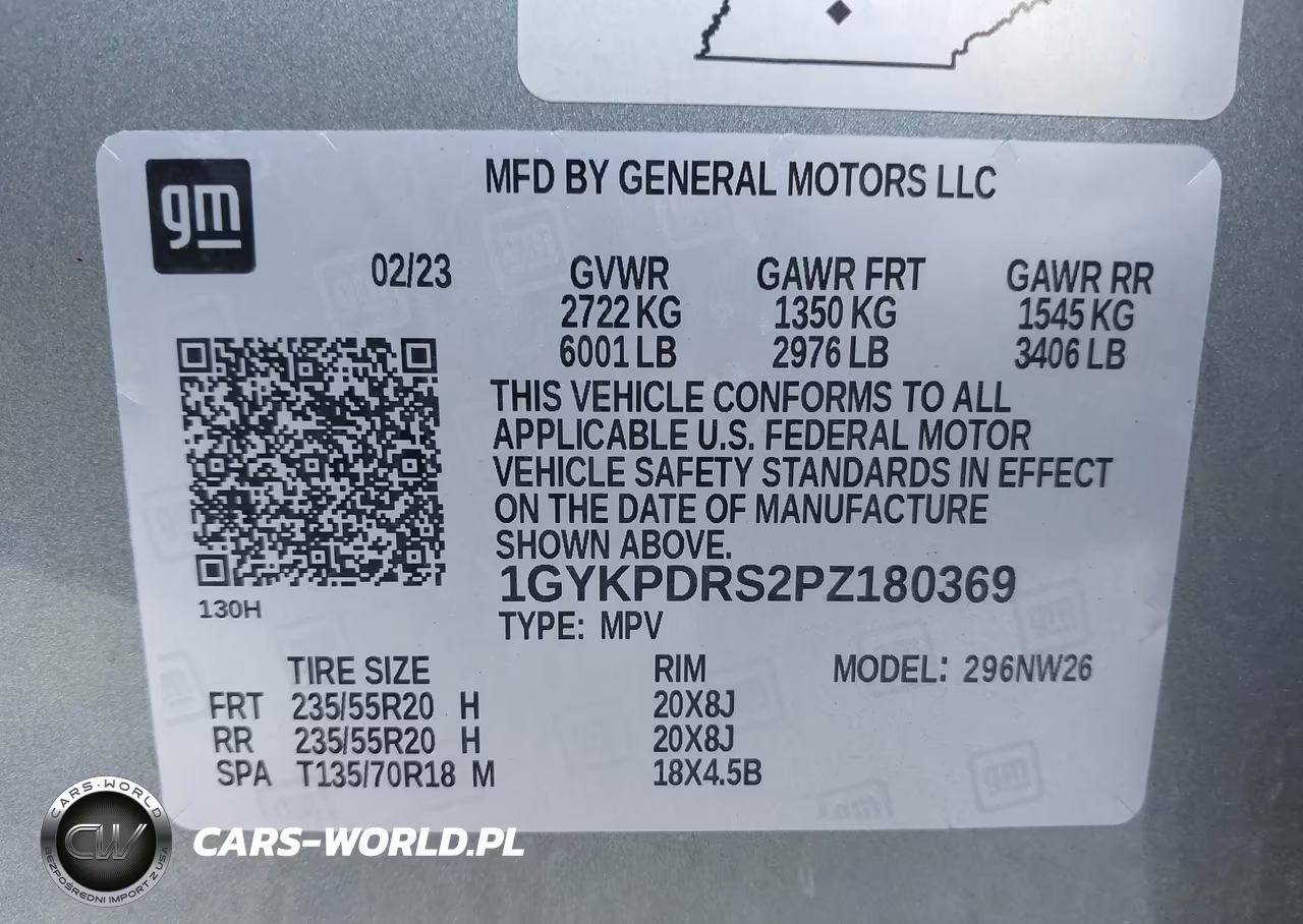 2023 Cadillac Xt6 Awd Premium Luxury VIN:1GYKPDRS2PZ180369 - 9