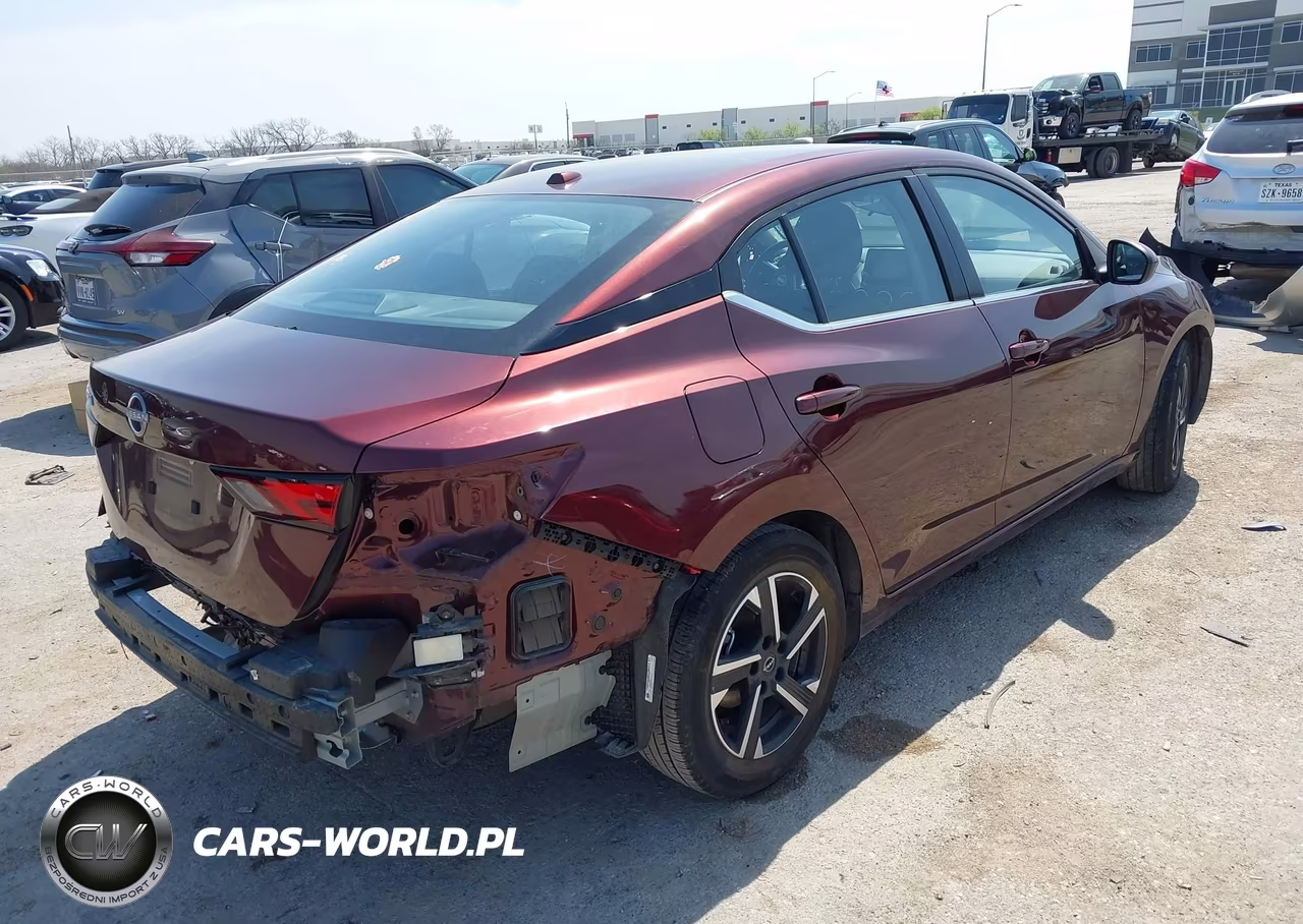 2025 Nissan Sentra Sv VIN:3N1AB8CVXSY290618 - 4