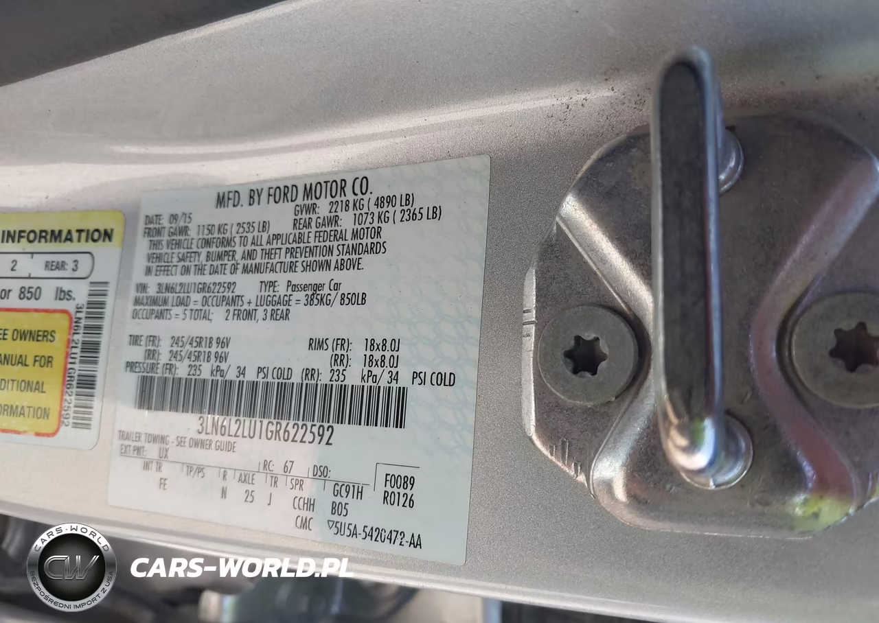 2016 Lincoln Mkz Hybrid VIN:3LN6L2LU1GR622592 - 9