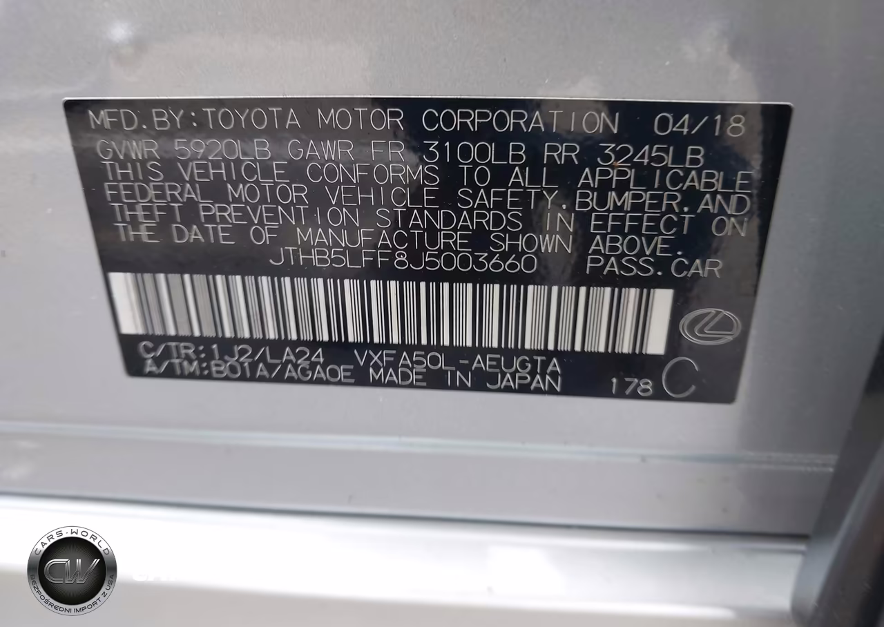 2018 Lexus Ls 500 VIN:JTHB5LFF8J5003660 - 9