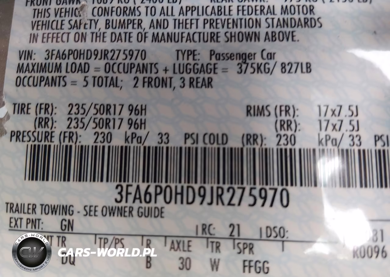 2018 Ford Fusion Se VIN:3FA6P0HD9JR275970 - 9