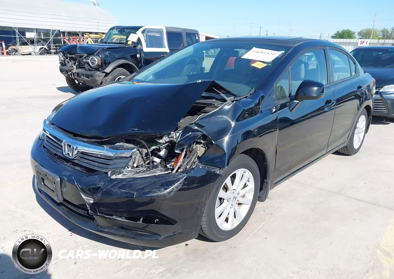 2012 Honda Civic Ex-L VIN:2HGFB2F97CH551467 - 2