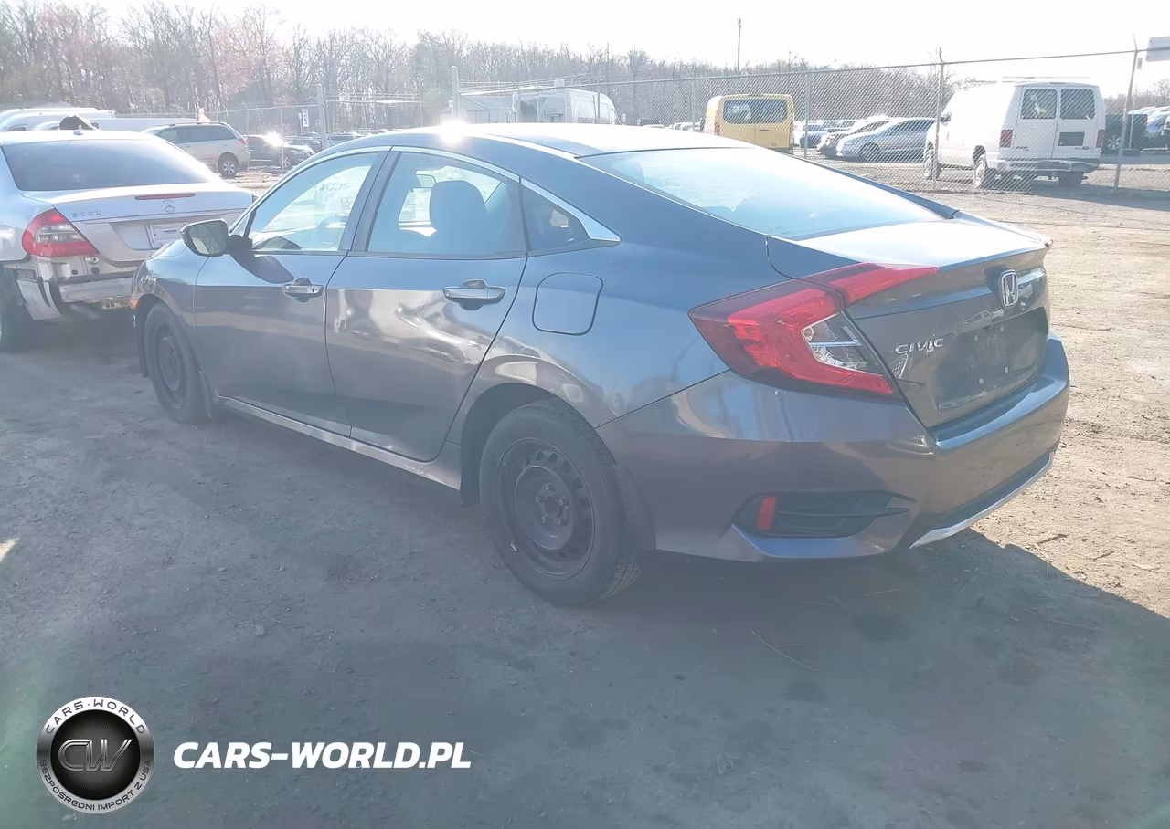 2020 Honda Civic Lx VIN:2HGFC2F66LH553889 - 3