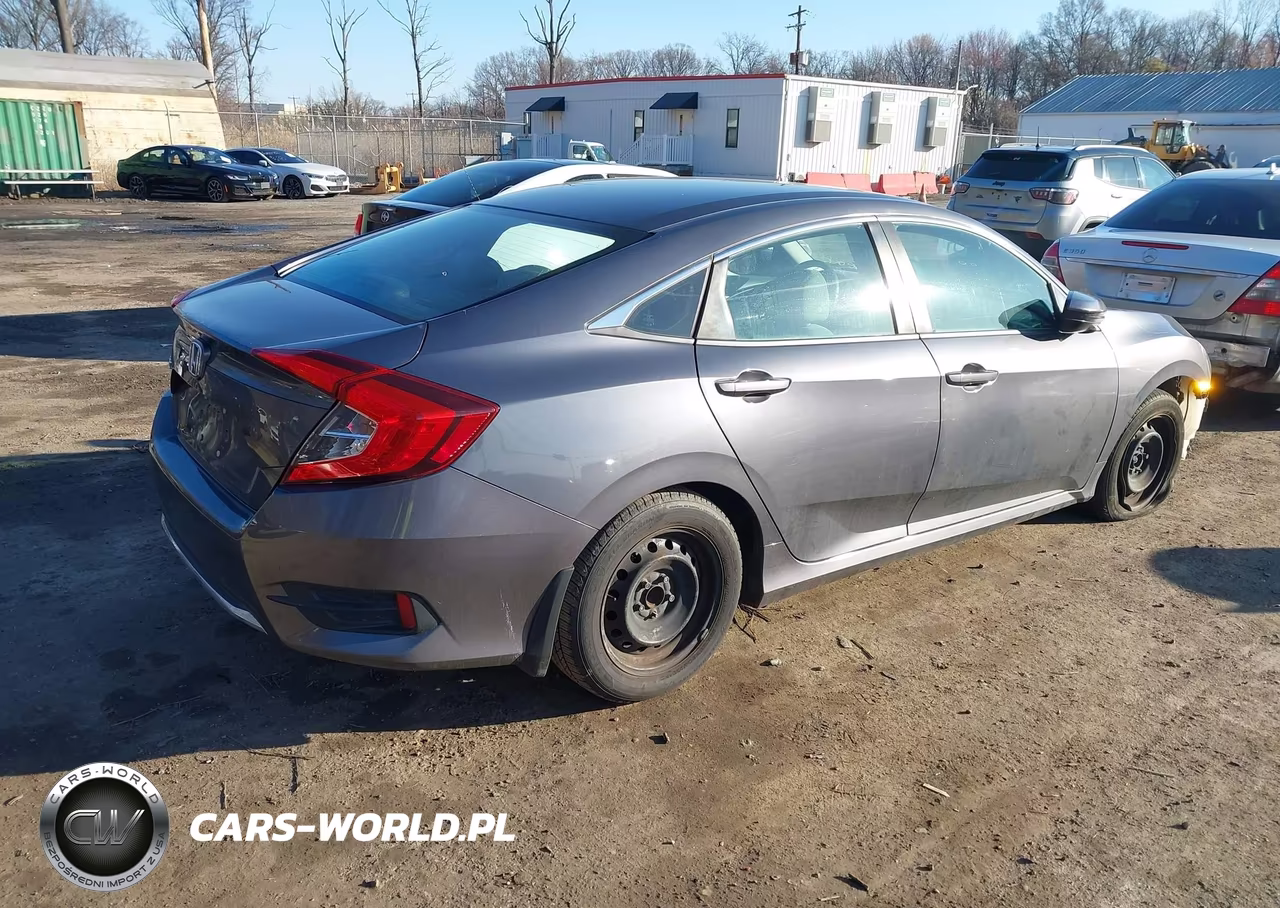 2020 Honda Civic Lx VIN:2HGFC2F66LH553889 - 4
