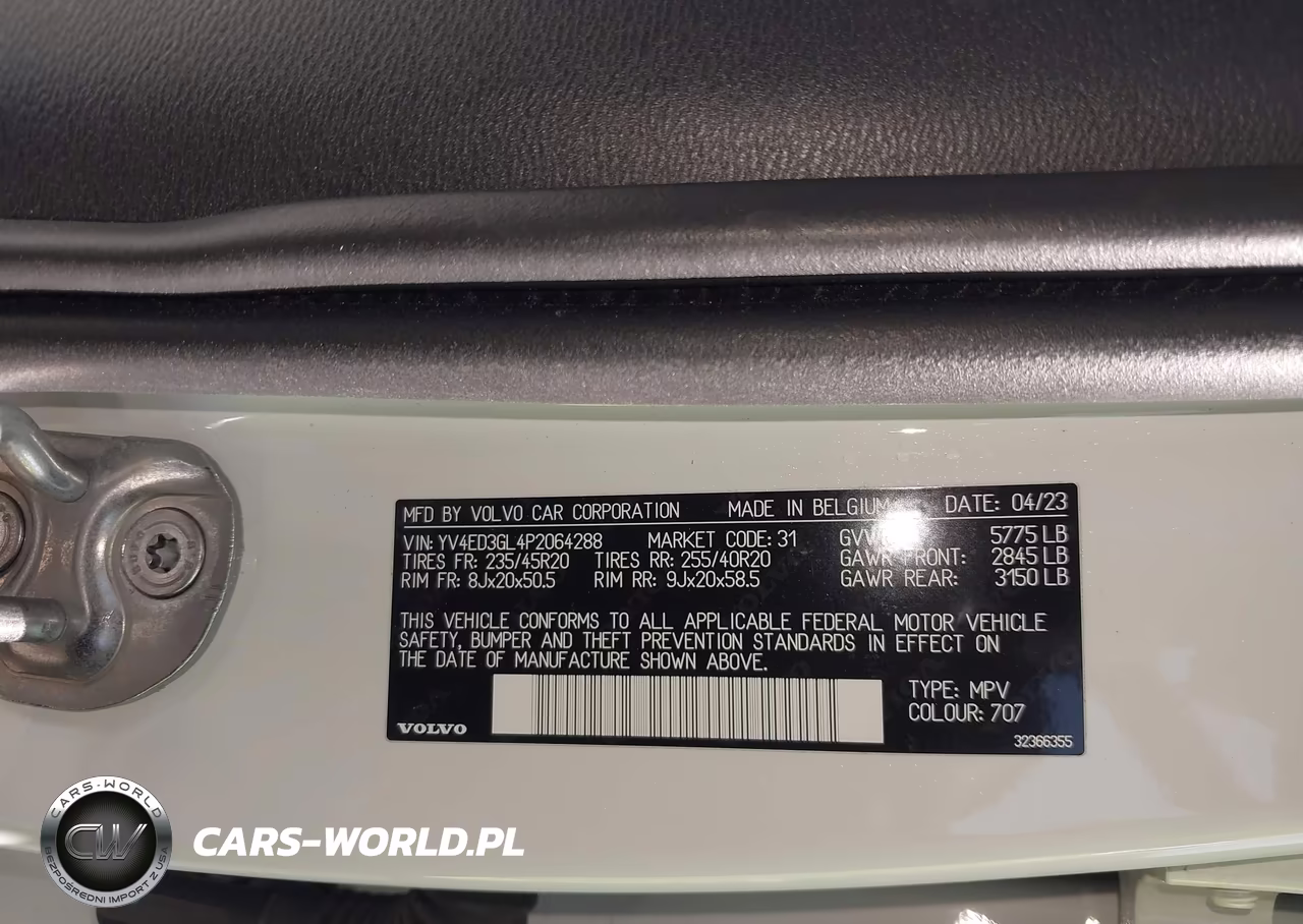 2023 Volvo C40 Recharge Pure Electric Twin Plus VIN:YV4ED3GL4P2064288 - 9