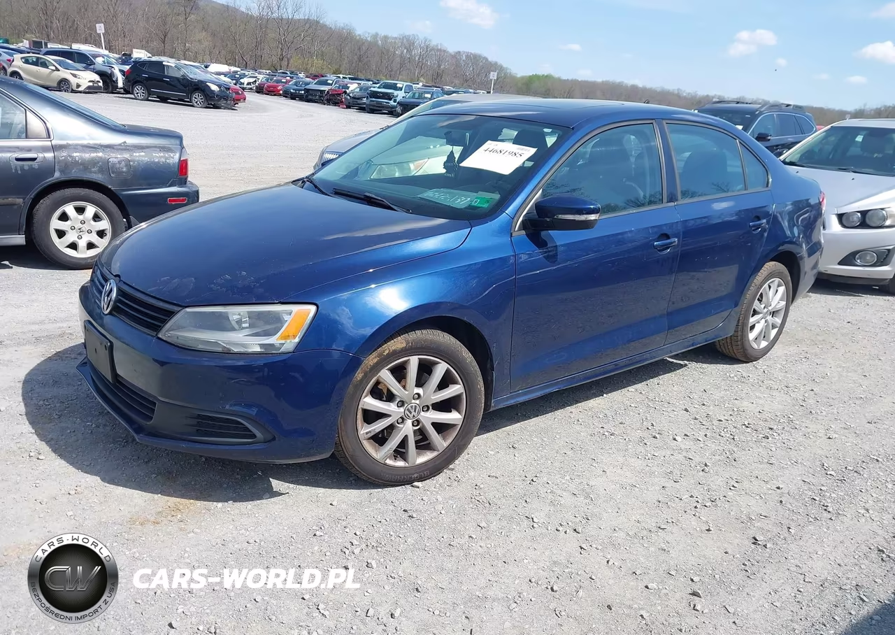 2012 Volkswagen Jetta 2.5L Se VIN:3VWDX7AJ1CM452129 - 2