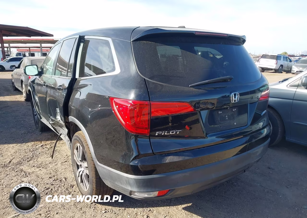 2017 Honda Pilot Ex-L VIN:5FNYF6H51HB017696 - 3