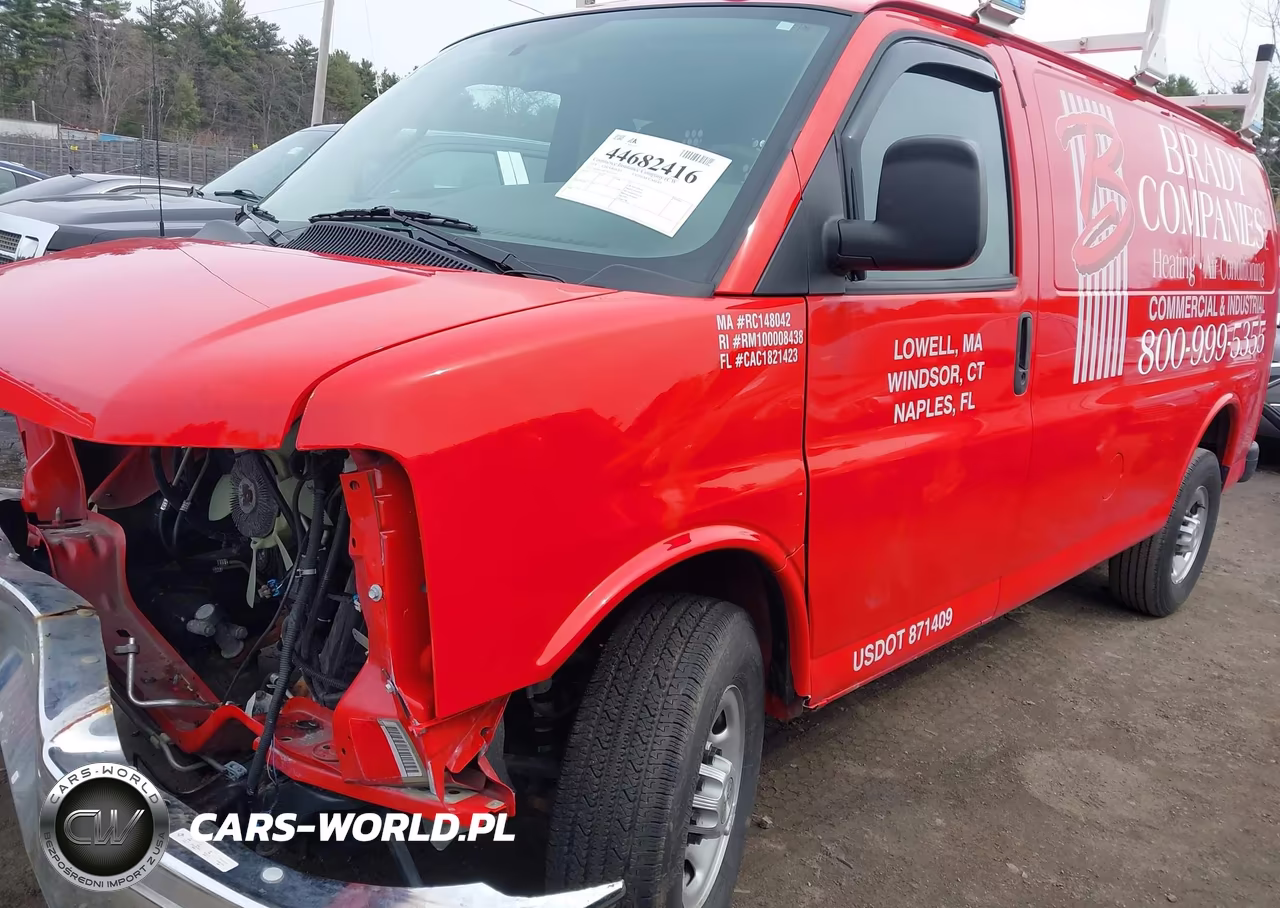 2024 Chevrolet Express Cargo Rwd 2500 Regular Wheelbase Wt VIN:1GCWGAFP7R1214703 - 2