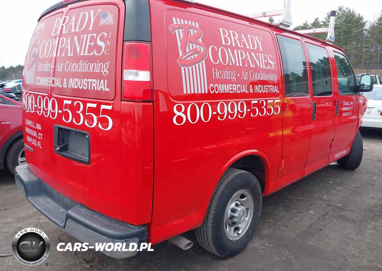 2024 Chevrolet Express Cargo Rwd 2500 Regular Wheelbase Wt VIN:1GCWGAFP7R1214703 - 4