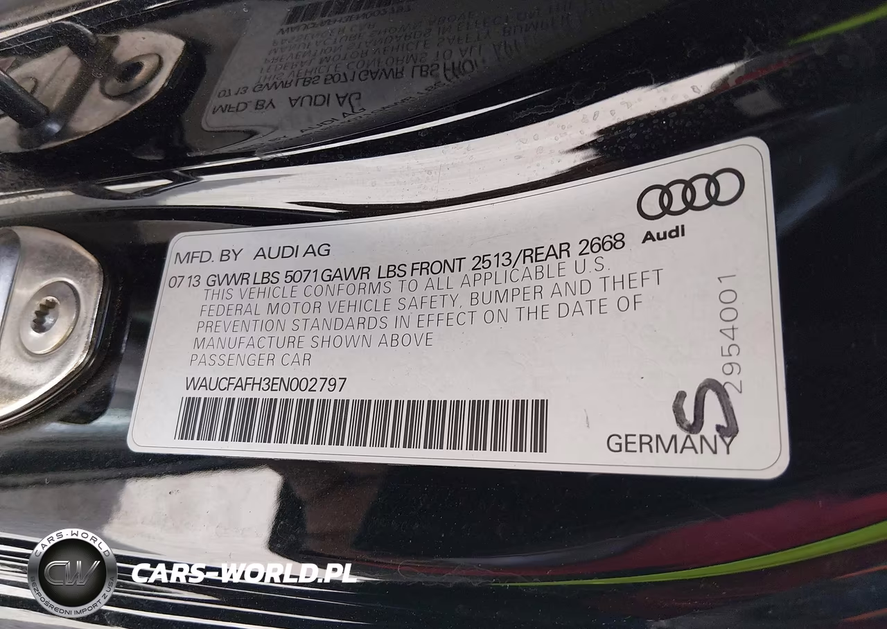 2014 Audi A5 2.0T Premium VIN:WAUCFAFH3EN002797 - 9