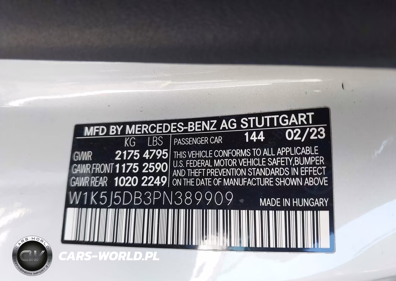 2023 Mercedes-Benz Amg Cla 45 4Matic VIN:W1K5J5DB3PN389909 - 9