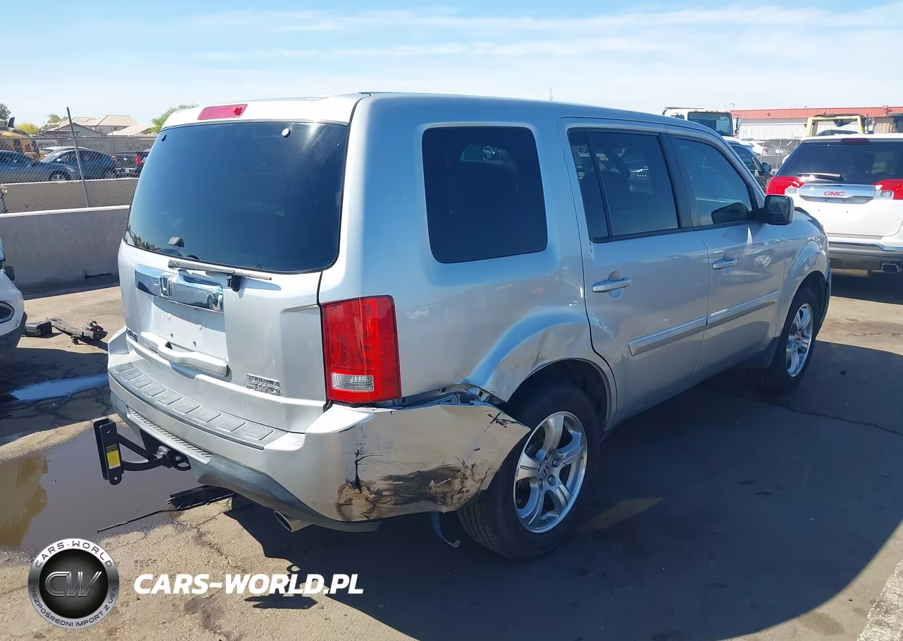 2014 Honda Pilot Ex VIN:5FNYF3H48EB013176 - 4