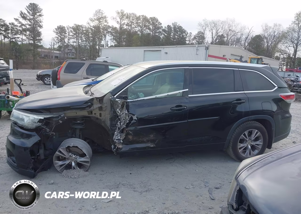 2015 Toyota Highlander Xle V6 VIN:5TDKKRFH5FS091194 - 14